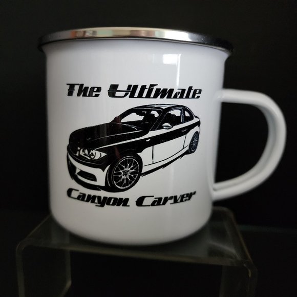 Enamel Metal Camp Mug Coffee Tea Soup - The Ultimate Canyon Carver - Picture 1 of 4